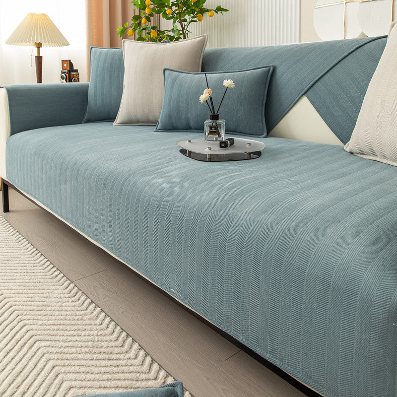 Now Simple Generation Thickened Sofa Cushion Cover Cloth Towel