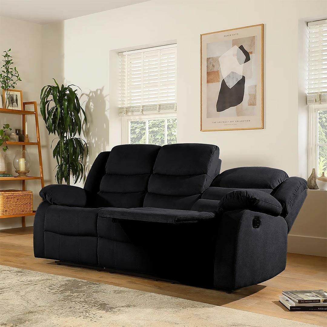 Italian Triple Power Recline Sofa  -Natuzzi italia